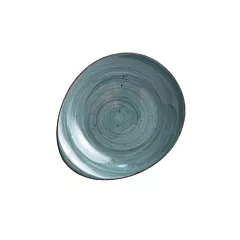 Continental Rustics Blue Pasta Plate, 8.2