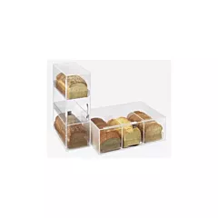 Cal-Mil 3 Tier Stackable Classic Bread Display Case*(1204P-12)