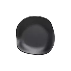 Delfin marisol plate, noir, 9 1/2