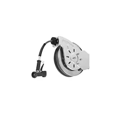 T&S Hose Reel System, Open, Stainless Steel, 3/8