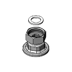 T&S Union Coupling Inlets, Female Flanged, 1/2