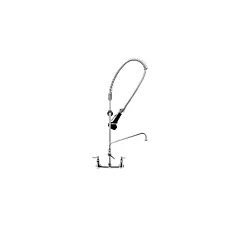 T&S Pre-Rinse Faucet w/ Add-On Faucet, 0.65GMP - B-0133-A08-