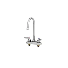 T&s faucet, gooseneck nozzle, deck mount w/ 4