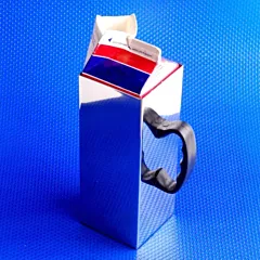 Crown Cookware 1 Litre Milk Carton Server, Stainless Steel(125-17410)