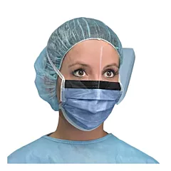 PRIMED Visor Surgical Tie On Mask Level 3, Indigo, 25/box (VMPM-PG4-5073)