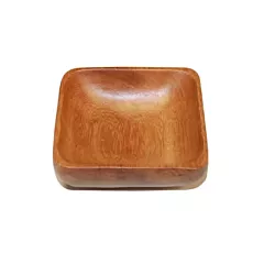 Tap phong trading shallow wood square bowl, 4
