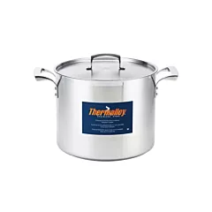 Browne thermalloy stock pot, stainless steel, 80 qt - 572398