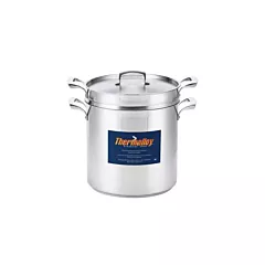 Browne thermalloy double boiler, stainless steel, 9 qt - 572