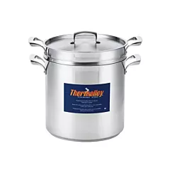 Browne thermalloy 3-piece pasta cooker w/ insert and couvercle, 20