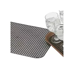 Vollrath anti-skid tray mat, noir, 16.125
