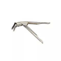Browne pan gripper, nickel-plated, 7.5