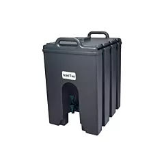 Cambro Camtainer Insulated Beverage Container, Black, 11.75