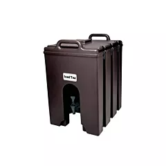 Cambro Camtainer Insulated Beverage Container, Dark Brown, 1