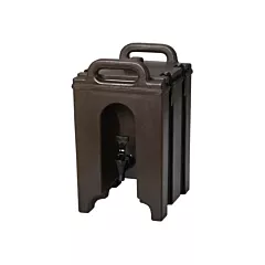 Cambro Camtainer Insulated Beverage Container, Dark Brown, 1