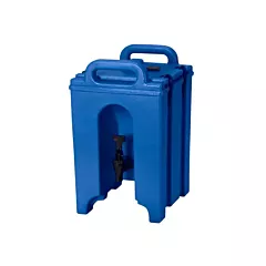 Cambro Camtainer Insulated Beverage Container, Navy Blue, 1.