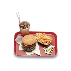 Cambro fast food tray, red, 10