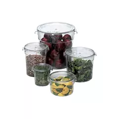 Cambro Camwear Round Container, Clear, 6 qt - CW6135 025/CW6