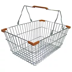 Nella Chrome Shopping Basket, 18