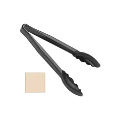 Cambro lugano tong, scallop grip, beige, 12