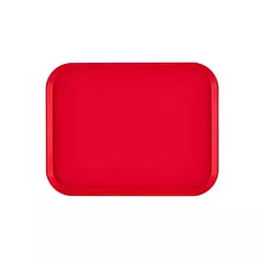 Cambro fast food tray, red, 14
