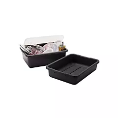 Cambro Cambox Dish Box, Dark Brown, 15