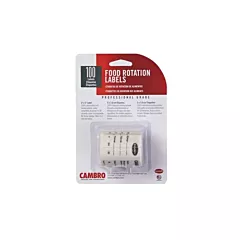 Cambro Store Safe Food Rotation Label Retail Blister Pack, 2