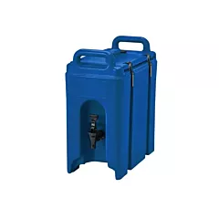 Cambro Camtainer Insulated Beverage Container, Navy Blue, 2.