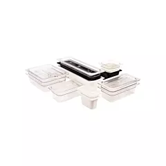 Cambro camwear food pan, noir, 4