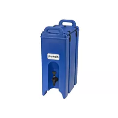 Cambro Camtainer Insulated Beverage Container, Navy Blue, 4.