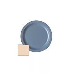 Cambro camwear plate, beige, 7.25