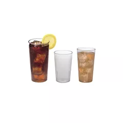 Cambro colorware tumbler, amber, 9 oz - 850cw152 025/850cw15
