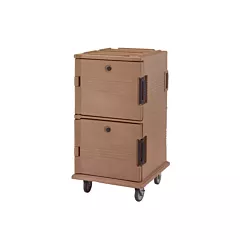 Cambro Ultra Camcart 1600 Insulated Food Pan Carrier, Coffee