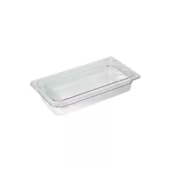 Cambro Camwear Pan, Clear, 1/3 Size 2.5