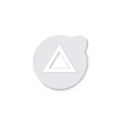 Suremark Clearmarks - Metal Free Semi Lucent Triangle 110/box