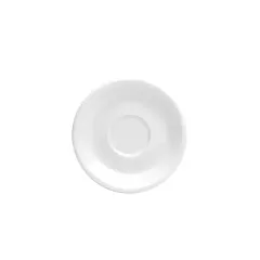 Oneida Bright White After Dinner Saucer, 4.25