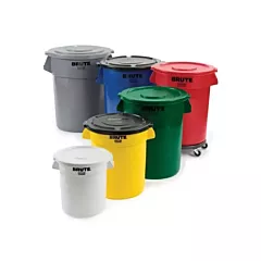 Rubbermaid Brute Lids, White, 44Gal - 152/FG264560WHT