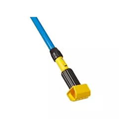 Rubbermaid Gripper Clamp Style Mop Handles, Fiberglass, Blue