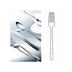 Steelite Yuki Dessert Fork, 7.5