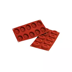 Silikomart oval savarin, 2 oz/10pc - sf084 3478/sf084