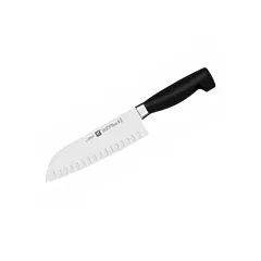Zwilling J.A. Henckels Four Star Santoku Granton Knife, 7