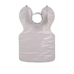 Adult Patient X-Ray Apron Lead Free Adult .35mm with Thyroid Shield Collar - Grey, Standard Fabric 