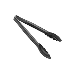 Cambro camwear scalloped tongs, noir, 9