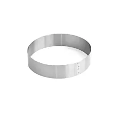 Crown stainless steel cake ring, 4