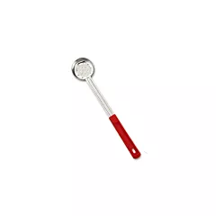 Browne stainless steel food portioner, perforated, red, 2 oz