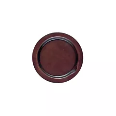 Browne Round Wood Underliner, Walnut Stain, 10