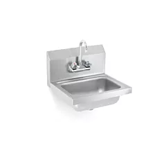 Vollrath sink w/ strainer & gooseneck faucet - k1410-c 1900/