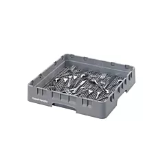 Cambro Camrack Flatware Rack w/ Russell Hendrix Logo, Grey -