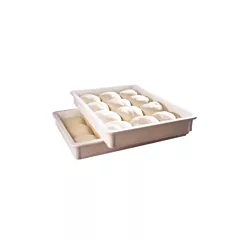 Cambro pizza dough box, white, 18
