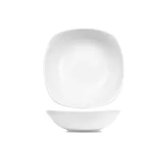 Churchill small square bowl, white, 7-1/8