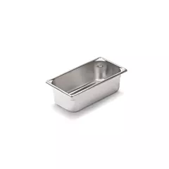 Vollrath super pan v stainless steel steam pan, 1/4 size, 2.